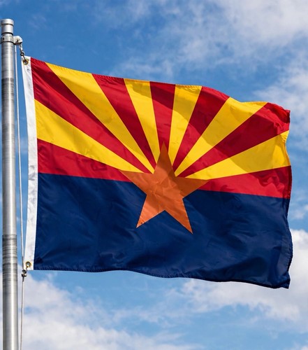 Arizona state flag - u.s.,
