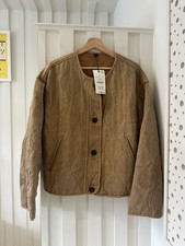 Zara washed effect padded