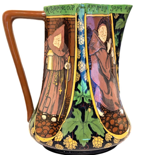 Antique monks jug foley - antique,
