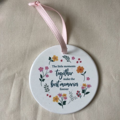 Botanical ceramic hanging - ceramic,