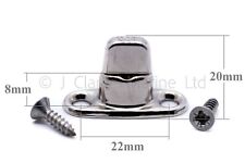 DOT - Turnbutton 8mm 2 hole base stud boat fastener fitting canopy canvas cover