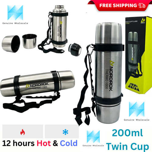 Nordrok steel flask - flask, vacuum