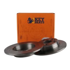 2x Brake Discs Vented For