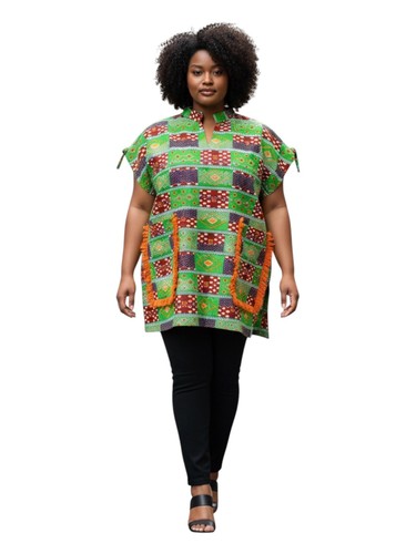 Ankara tunic blouse - blouse/top., sizes