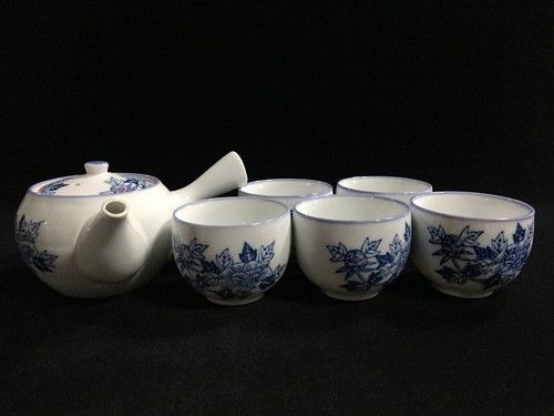 Q0085 vintage japanese tea set - vintage,