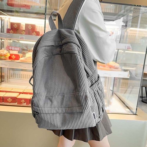 Corduroy backpack casual - backpack,