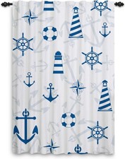 107x160cm Nautical Rod Pocket