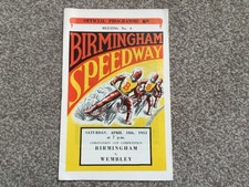* BIRMINGHAM v WEMBLEY 18/4/53