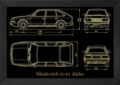Moskvitch 2141 aleko gold - 2141,