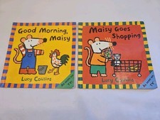 Maisy Mouse Books By Lucy Cousins-Good Morning Maisy/Goes Shopping 2001 1st Ed. 