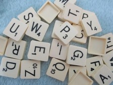 Scrabble tiles individual - -,