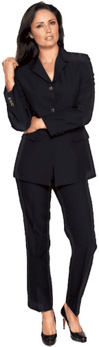 Black trouser suit - black, 2
