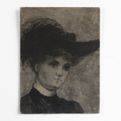 Antique belle epoque portrait - epoque,