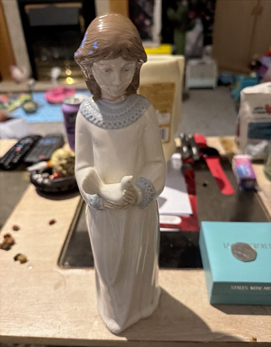 Nadal porcelain girl figurine - girl,
