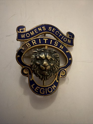 Antique british legion lapel - antique,