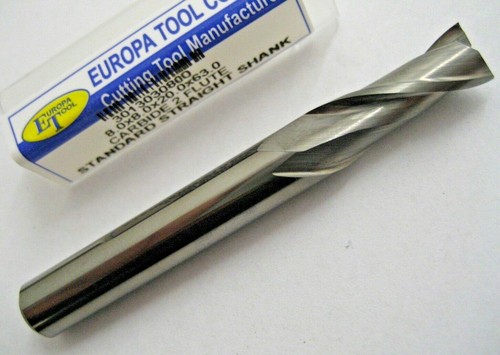 8mm carbide slot drill - 8mm, end