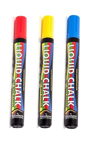 Liquid chalk marker - chalk, pens