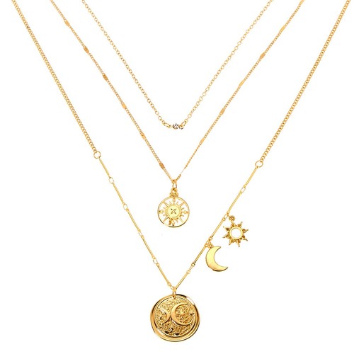 Celestial necklace layer - necklace, 3