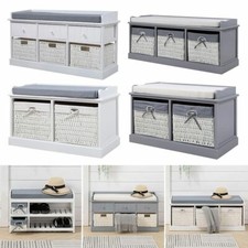 Hallway Bench Shoe Rack