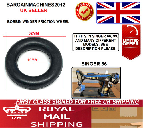 Bobbin winder friction wheel - winder,