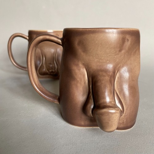 Penis handmade ceramic coffee - handmade,