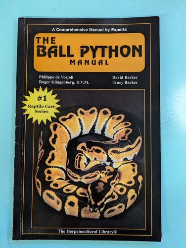 Ball python manual - by, tracy