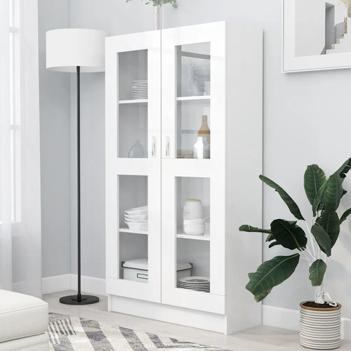 Walplus vitrine cabinet white - vitrine,
