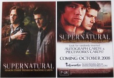 SUPERNATURAL Season 3 ~ UK EXCLUSIVE Promo Card P-UK