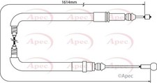 APEC Rear Brake Cable for