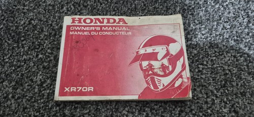 Honda xr70r xr70 owner - honda,