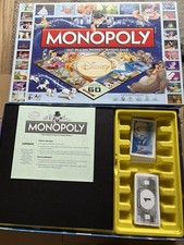 Monopoly Disney Classic Hasbro Board Game Exclusive Tokens-Opened-Never Used