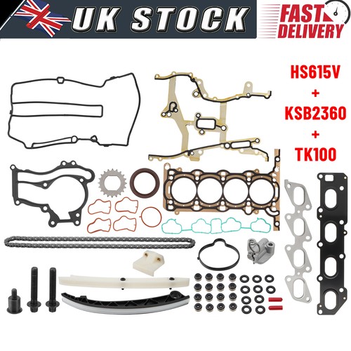 Head gasket set bolt timing - head,