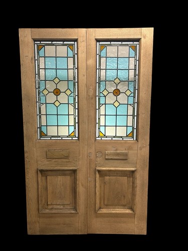 Victorian stained glass french - glass,