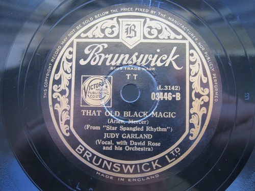Classic judy garland rpm - judy, 78