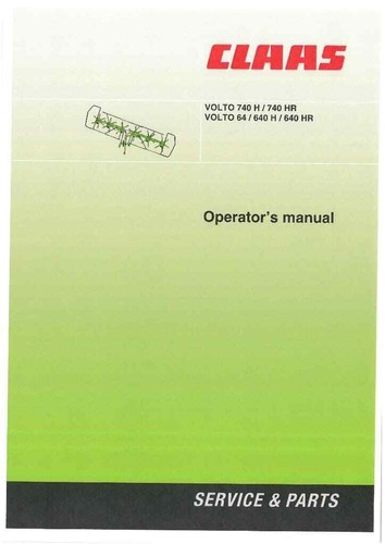 Claas volto 640h 640hr 740h - volto,