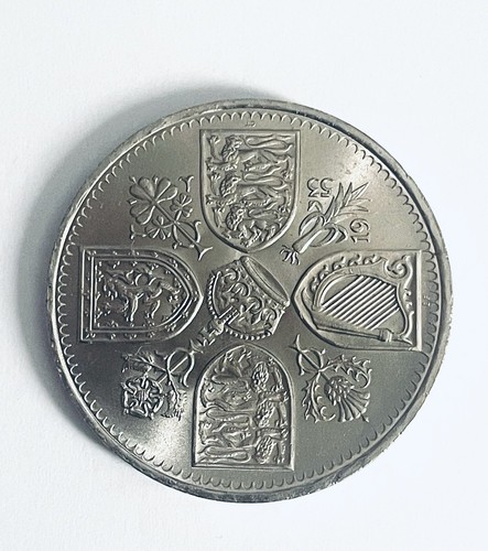 1953 five shillings crown coin - shillings,