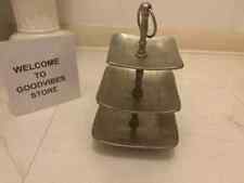 Vintage Silver Three tier Cake Stand TONDER Etagere