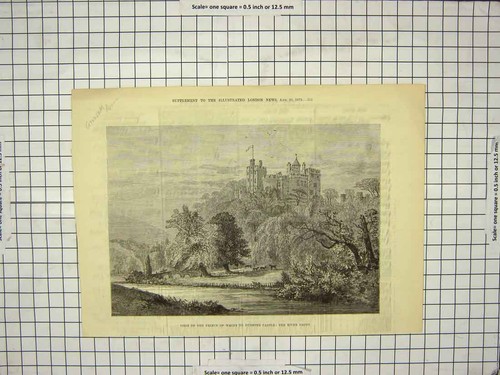 Original old antique print - original,