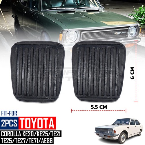 Clutch brake pedal pad for - 2x,