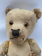 Vintage Teddy Bear Mohair Bear 15 Inches Tall C1950 Well Loved Bear #1