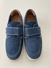 Men’s HOTTER blue nubuck leather casual shoes, style “Atlantic”, size UK9.5