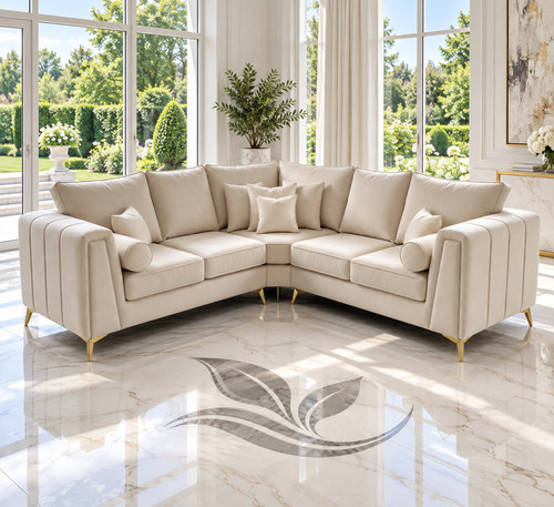 Luxury milano corner sofa - luxury, sofa|