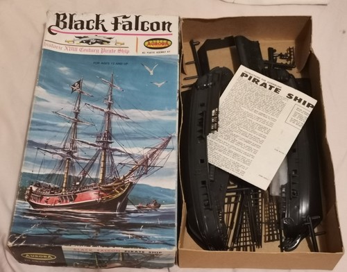 Black falcon pirate - ship, model