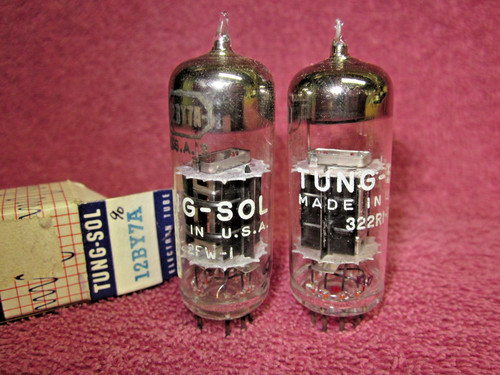 Matched pair tung sol - pair, tung-sol