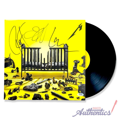 Metallica signed autographed - metallica,