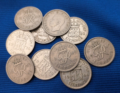Sixpence george 1937 - sixpence, vi-