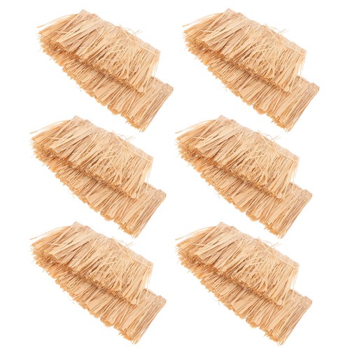 6pcs handcrafted mini straw - 6pcs,