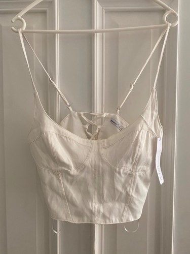 Bershka corset style look crop