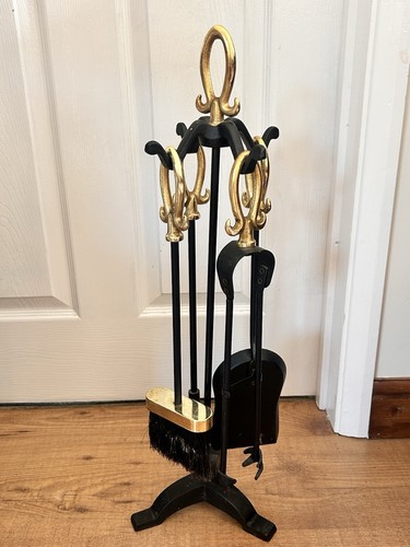 Vintage style black - style, brass