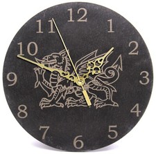 Genuine Welsh Slate Wall Clock